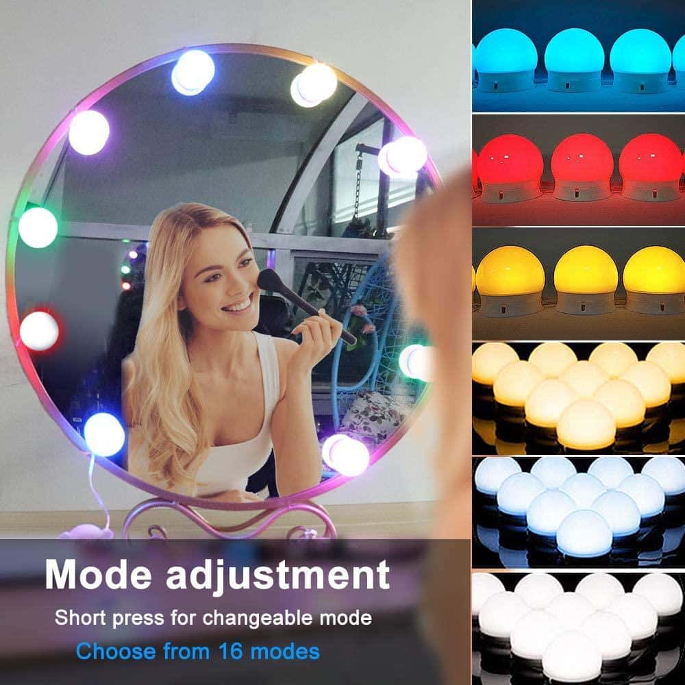 RGB Vanity Lights - Customizable and Vibrant Lighting for Your Makeup Space