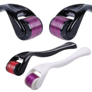 Promote Healthy Skin and Hair Growth with our 540 Derma Roller – Microneedle Therapy for Facial and Beard Care