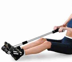 Double Spring Rubber Pull Tummy Trimmer - Effective Abs Exerciser for Core Strength - Image 3