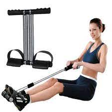 Double Spring Rubber Pull Tummy Trimmer - Effective Abs Exerciser for Core Strength - Image 2