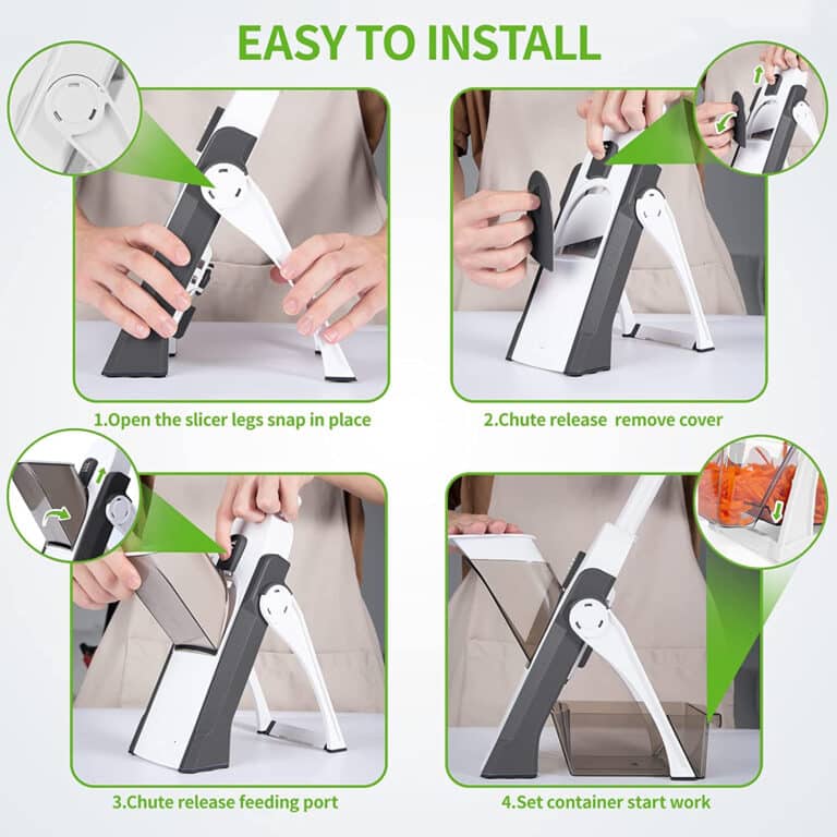 Simplify Your Kitchen Tasks with our 4-in-1 Adjustable Multi-function Drum Cutter – Efficient Vertical Vegetable Chopper - Image 4