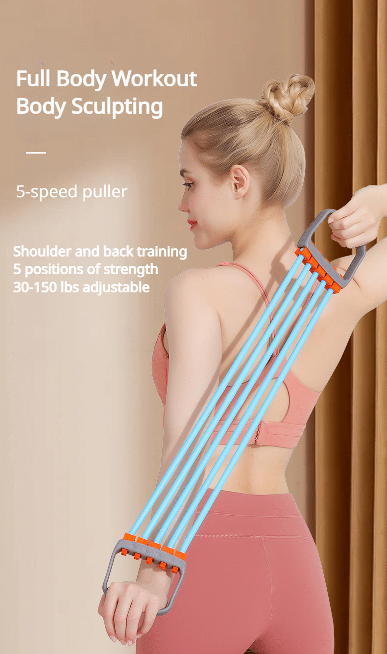 Strength in Flexibility: Adjustable Resistance Silicone Chest Expander for Effective Workouts - Image 4