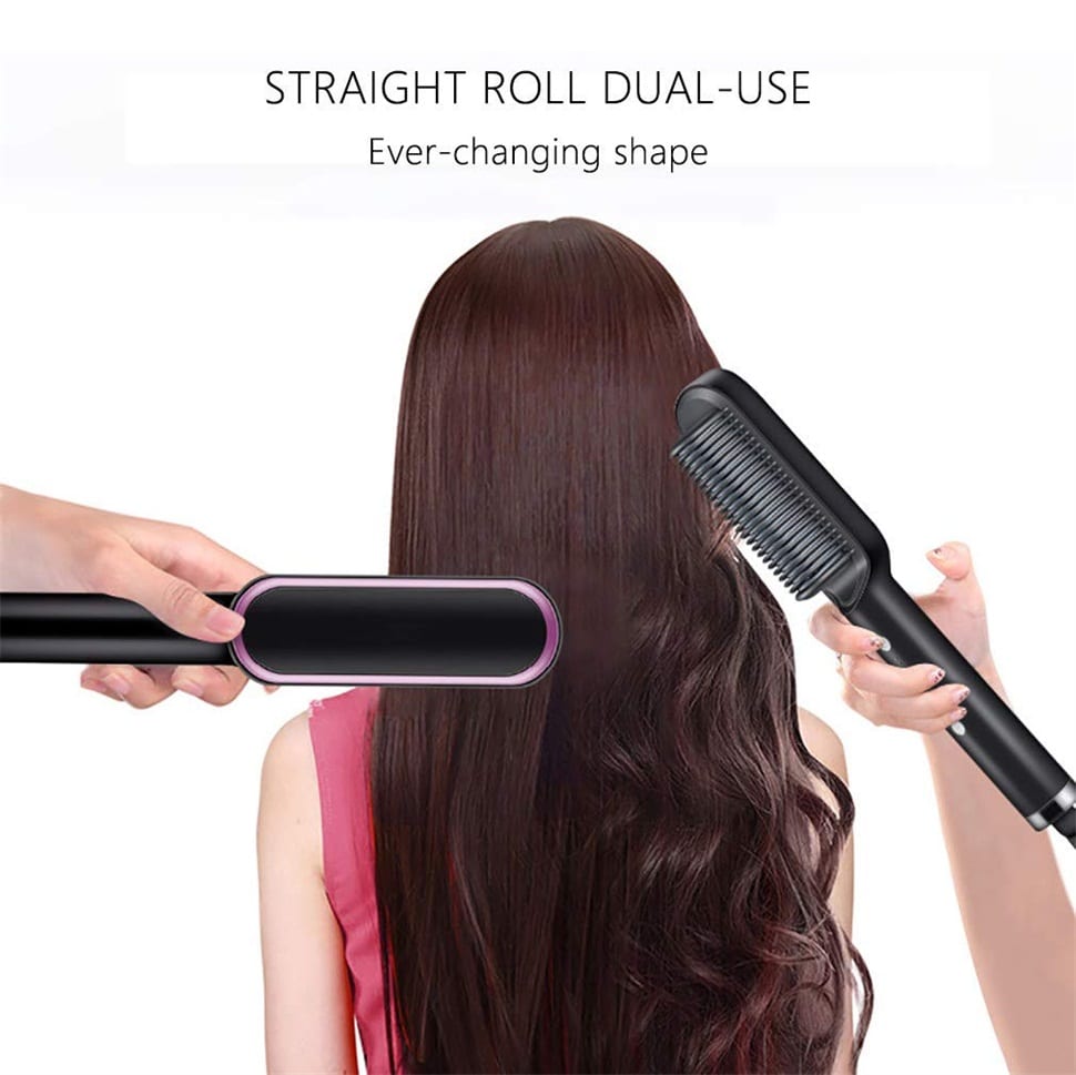 Sleek and Smooth Tresses: Hair Straightener Comb for Effortless Styling - Image 3