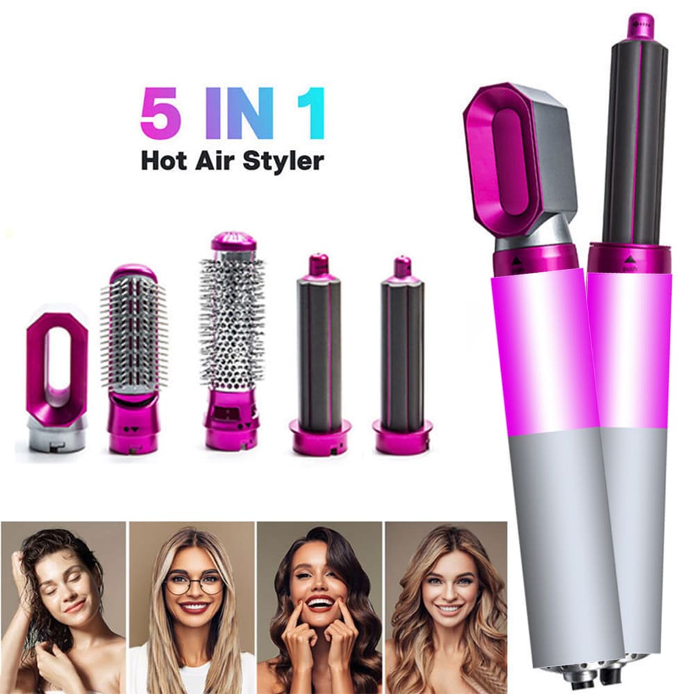 Transform Your Hair Styling Routine with our 5 in 1 Hot Air Styler – Versatile Hair Dryer and Styling Tool