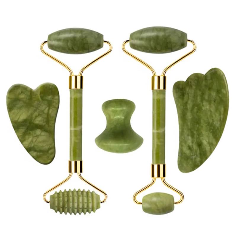 Revitalize Your Skin: Natural Jade Stone Face Massager Roller for Soothing and Rejuvenating Beauty Rituals - Image 2